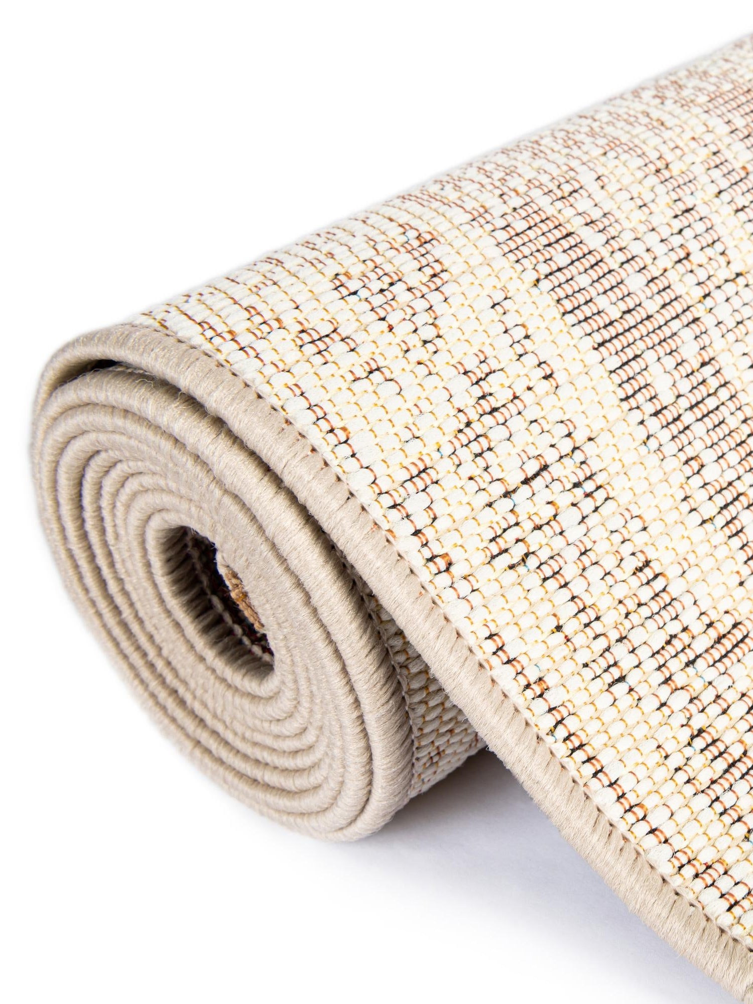 Beige Brown 2' x 8' Outdoor Modern Runner Area Rug Weather Resistant for Patio, Deck, Terrace, Balcony, Porch 100% Polypropylene Modern Outside Carpet for Sale at Rug Engine