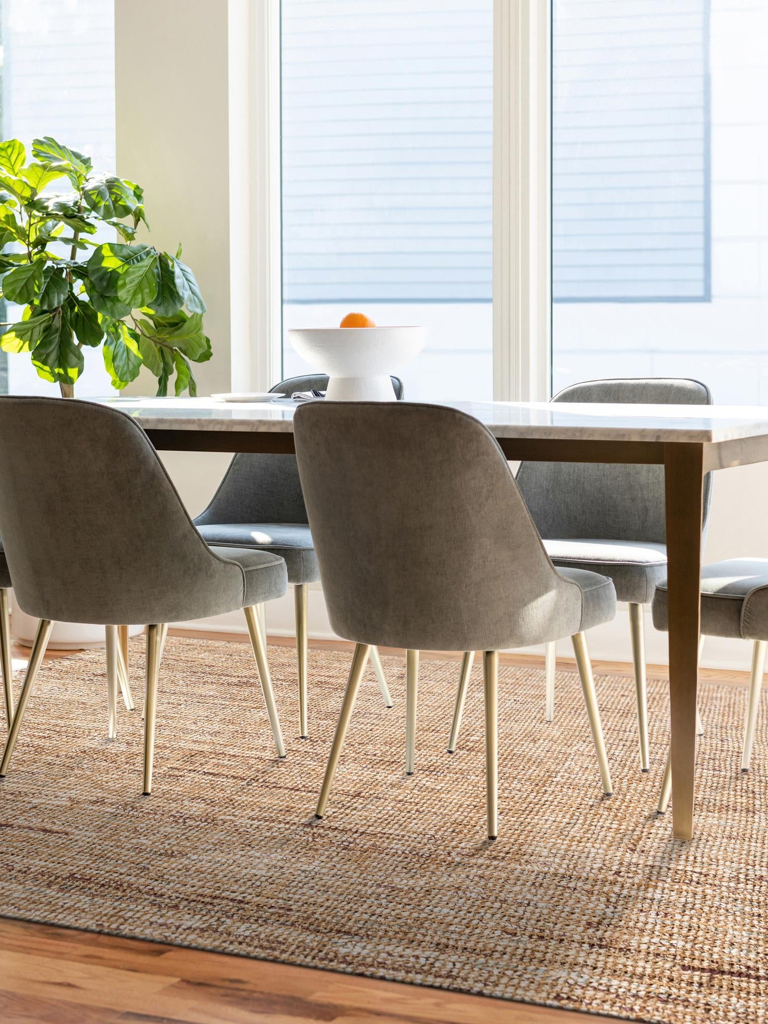 Natural 5' 1 x 8' Chunky Jute Rectangle Area Rug 100% All Natural Jute Sustainable Eco-Friendly Carpet Mat for Natural Interior Design Homes for Sale at Rug Engine