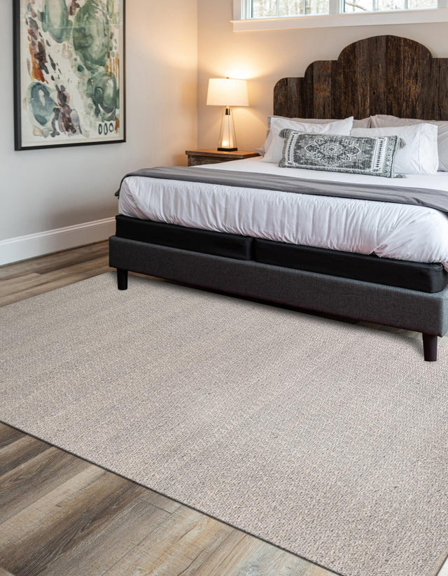 Gray 3' 3 x 5' 3 Lattice Wool Rectangle Area Rug All Natural Hand Woven Geometric Wool Carpet for Living, Dining, Office, Dorm Room Indoor Decor for Sale at Rug Engine