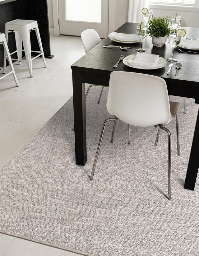 Gray 5' 1 x 8' Lattice Wool Rectangle Area Rug All Natural Hand Woven Geometric Wool Carpet for Living, Dining, Office, Dorm Room Indoor Decor for Sale at Rug Engine