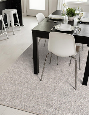Gray 9' x 12' Lattice Wool Rectangle Area Rug All Natural Hand Woven Geometric Wool Carpet for Living, Dining, Office, Dorm Room Indoor Decor for Sale at Rug Engine
