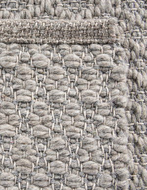 Gray 7' 10 x 7' 10 Lattice Wool Square Area Rug All Natural Hand Woven Geometric Wool Carpet for Living, Dining, Office, Dorm Room Indoor Decor for Sale at Rug Engine