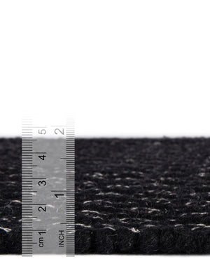 Black 7' 10 x 7' 10 Lattice Wool Square Area Rug All Natural Hand Woven Geometric Wool Carpet for Living, Dining, Office, Dorm Room Indoor Decor for Sale at Rug Engine