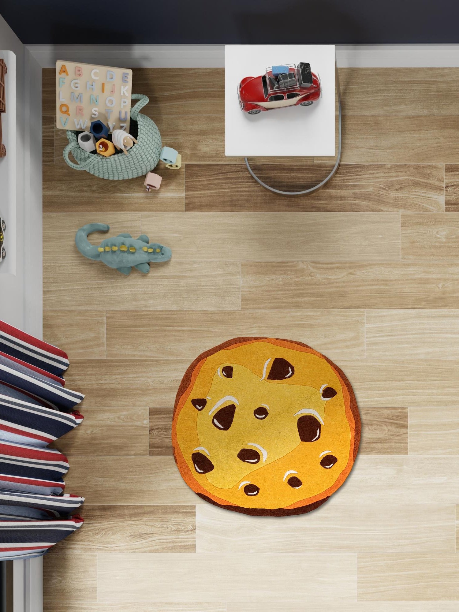 Light Brown 4' 1 x 4' 1 Playtime Kids Wool Freeform Area Rug for Baby Nursery, Toddler Playroom,  Bedrooms Hand Tufted High Quality Dense  Wool Pile Natural Carpet for Sale at Rug Engine