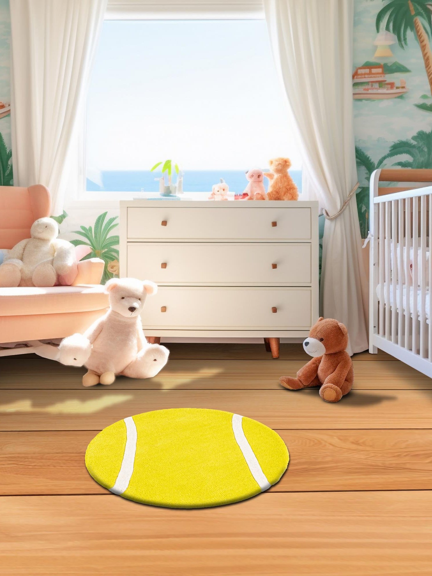 Yellow 2' x 2' Playtime Kids Wool Freeform Area Rug for Baby Nursery, Toddler Playroom,  Bedrooms Hand Tufted High Quality Dense  Wool Pile Natural Carpet for Sale at Rug Engine