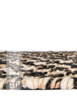 Black and Natural 3' 3 x 5' 3 Checkered Jute Wool Rectangle Area Rug 60% Jute & 40% Wool Geometric All Natural Eco-Friendly Sustainable Carpet for Contemporary Design Decorating for Sale at Rug Engine