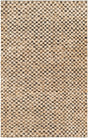 Black and Natural 5' 1 x 8' Checkered Jute Wool Rectangle Area Rug 60% Jute & 40% Wool Geometric All Natural Eco-Friendly Sustainable Carpet for Contemporary Design Decorating for Sale at Rug Engine