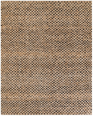 Black and Natural 7' 10 x 10' Checkered Jute Wool Rectangle Area Rug 60% Jute & 40% Wool Geometric All Natural Eco-Friendly Sustainable Carpet for Contemporary Design Decorating for Sale at Rug Engine