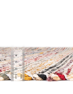 Multicolor 5' 1 x 8' Chunky Jute Rectangle Area Rug 100% All Natural Jute Sustainable Eco-Friendly Carpet Mat for Natural Interior Design Homes for Sale at Rug Engine