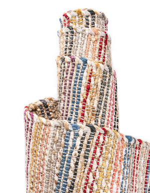 Multicolor 7' 10 x 7' 10 Chunky Jute Square Area Rug 100% All Natural Jute Sustainable Eco-Friendly Carpet Mat for Natural Interior Design Homes for Sale at Rug Engine
