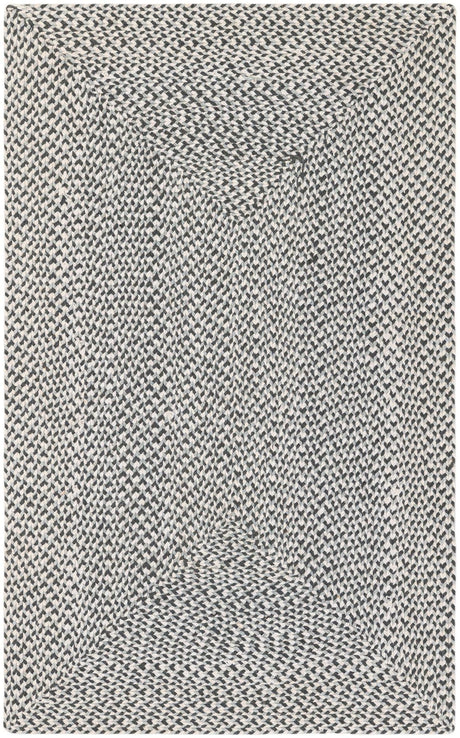 Gray 3' 1 x 5' 1 Tweed Braided Jute Rectangle Rug