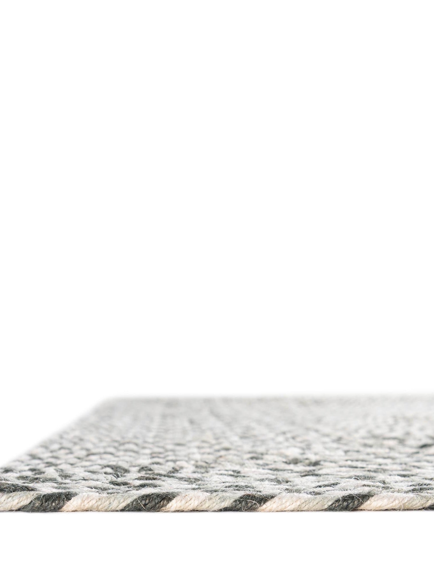 Gray 2' x 3' 1 Tweed Braided Jute Rectangle Area Rug 100% All Natural Jute Hand Braided in India Carpet for Unique Luxury Home Interiors for Sale at Rug Engine