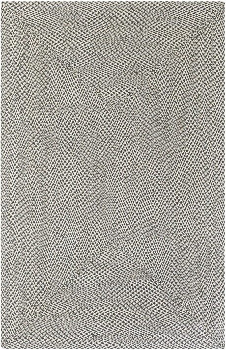 Gray 5' 1 x 8' Tweed Braided Jute Rectangle Rug