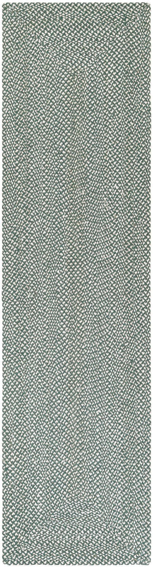 Green 2' 7 x 10' Tweed Braided Jute Runner Area Rug 100% All Natural Jute Hand Braided in India Carpet for Unique Luxury Home Interiors for Sale at Rug Engine