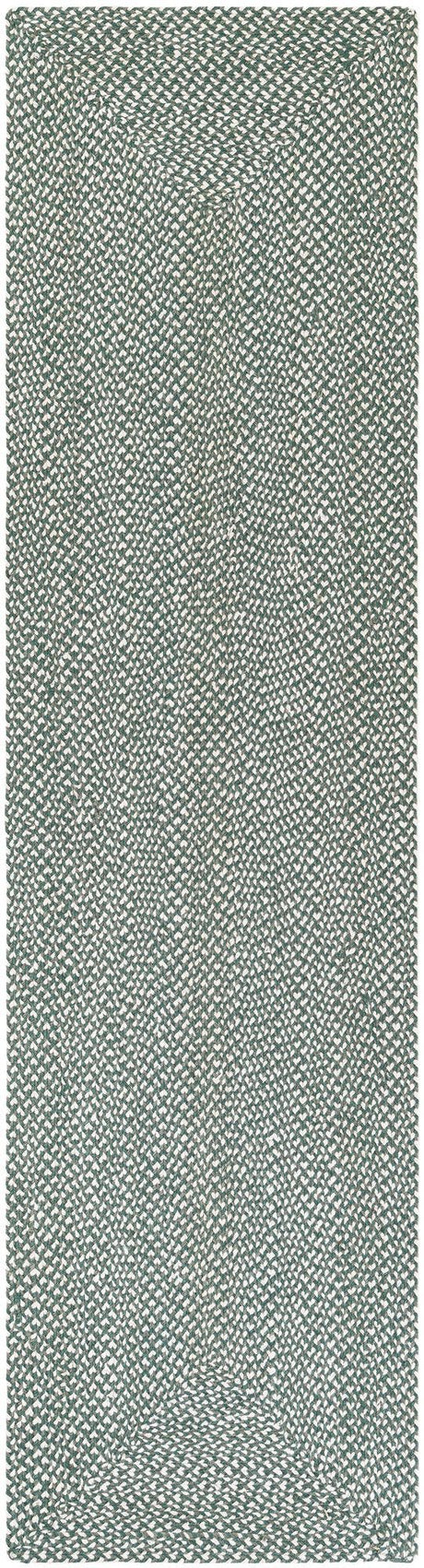 Green 2' 7 x 10' Tweed Braided Jute Runner Area Rug 100% All Natural Jute Hand Braided in India Carpet for Unique Luxury Home Interiors for Sale at Rug Engine