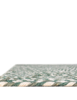 Green 3' 1 x 5' 1 Tweed Braided Jute Rectangle Area Rug 100% All Natural Jute Hand Braided in India Carpet for Unique Luxury Home Interiors for Sale at Rug Engine