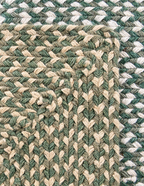Green 5' 1 x 8' Tweed Braided Jute Rectangle Area Rug 100% All Natural Jute Hand Braided in India Carpet for Unique Luxury Home Interiors for Sale at Rug Engine