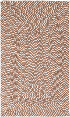 Light Brown 3' 1 x 5' 1 Tweed Braided Jute Rectangle Rug
