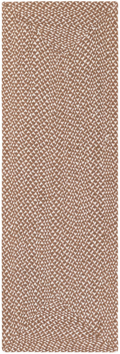 Light Brown 2' x 6' 1 Tweed Braided Jute Runner Area Rug 100% All Natural Jute Hand Braided in India Carpet for Unique Luxury Home Interiors for Sale at Rug Engine
