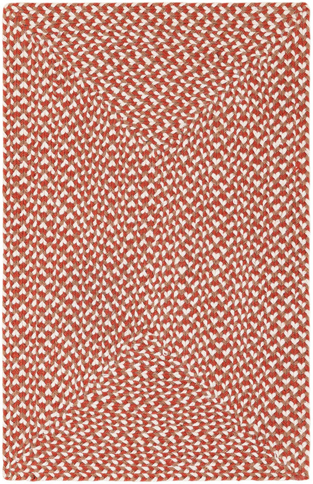 Rust Red 2' x 3' 1 Tweed Braided Jute Rectangle Area Rug 100% All Natural Jute Hand Braided in India Carpet for Unique Luxury Home Interiors for Sale at Rug Engine