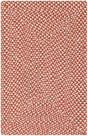 Rust Red 2' x 3' 1 Tweed Braided Jute Rectangle Area Rug 100% All Natural Jute Hand Braided in India Carpet for Unique Luxury Home Interiors for Sale at Rug Engine