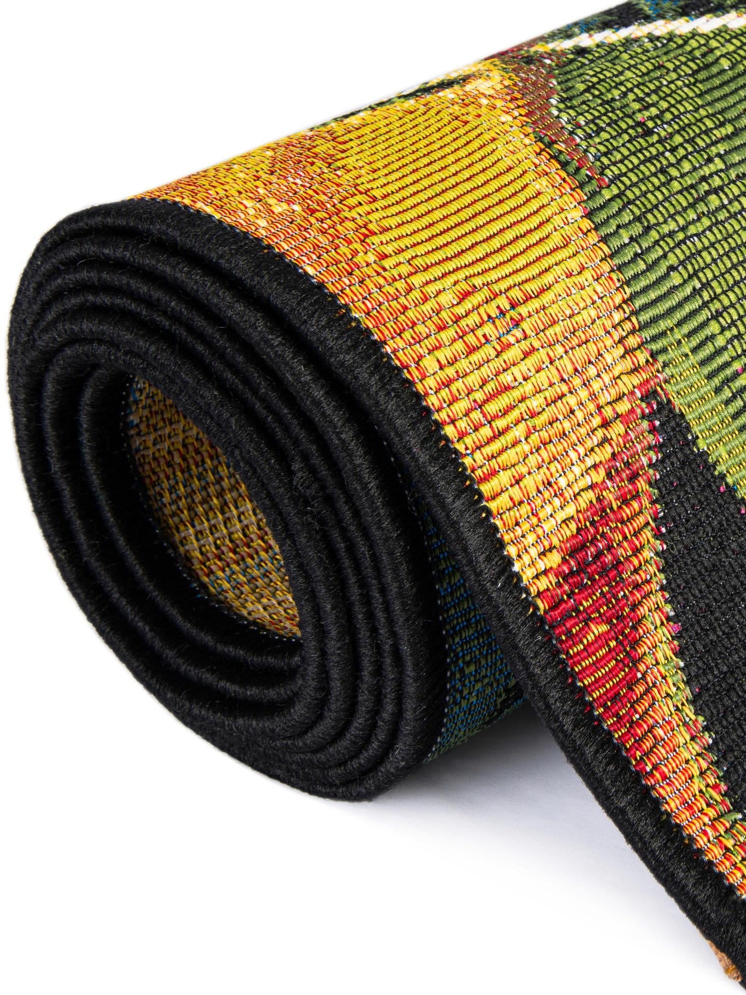 Multicolor 4' 1 x 4' 1 Outdoor Botanical Round Area Rug Weather Resistant for Patio, Deck, Terrace, Balcony, Porch Polypropylene Garden Floral Tropical Carpet for Sale at Rug Engine
