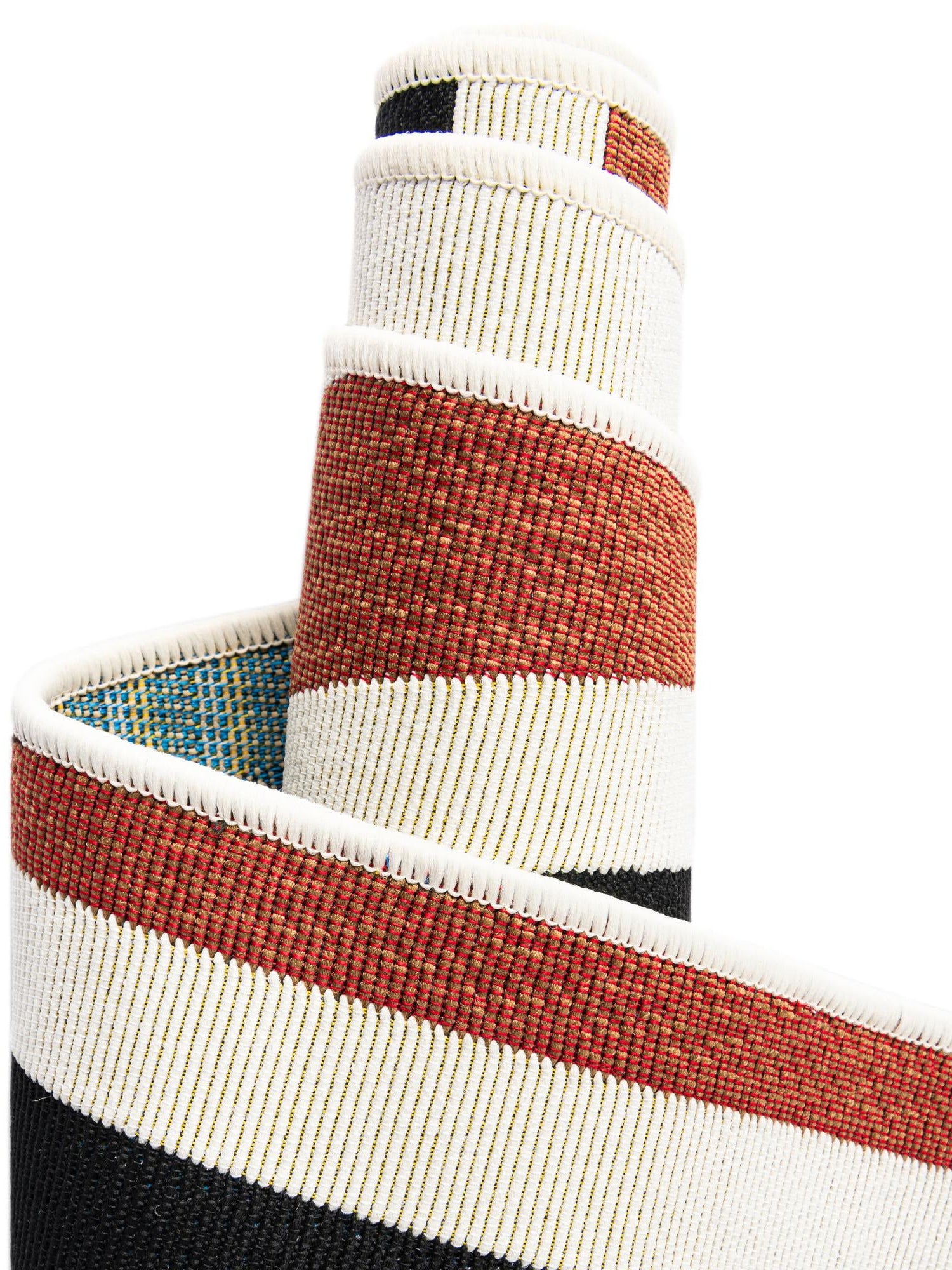 Multicolor 2' x 6' 1 Outdoor Modern Runner Area Rug Weather Resistant for Patio, Deck, Terrace, Balcony, Porch 100% Polypropylene Modern Outside Carpet for Sale at Rug Engine