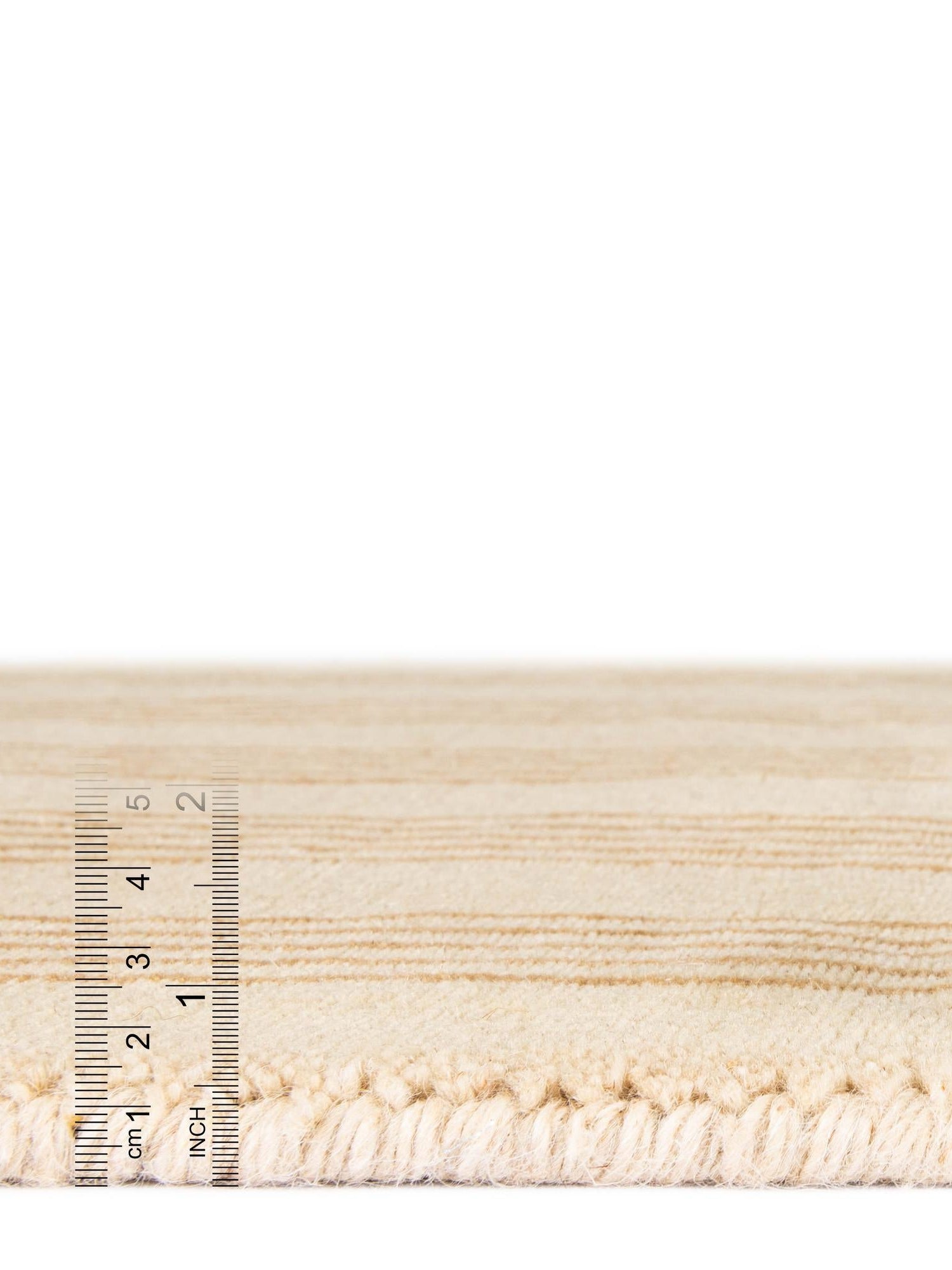 Beige 3' 3 x 10' Jill Zarin Striped Wool Runner Area Rug 80% Wool & 20% Cotton Hand Made Luxury All Natural Carpet for Interior Design for Sale at Rug Engine