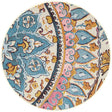 Multicolor 3' 1 x 3' 1 Outdoor Traditional Round Area Rug Weather Resistant for Patio, Deck, Terrace, Balcony, Porch Classical Design Outside Carpet for Sale at Rug Engine