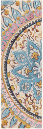 Multicolor 2' x 6' 1 Outdoor Traditional Runner Rug
