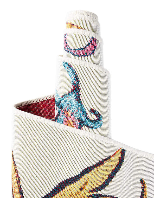 Multicolor 5' 1 x 5' 1 Outdoor Traditional Round Rug
