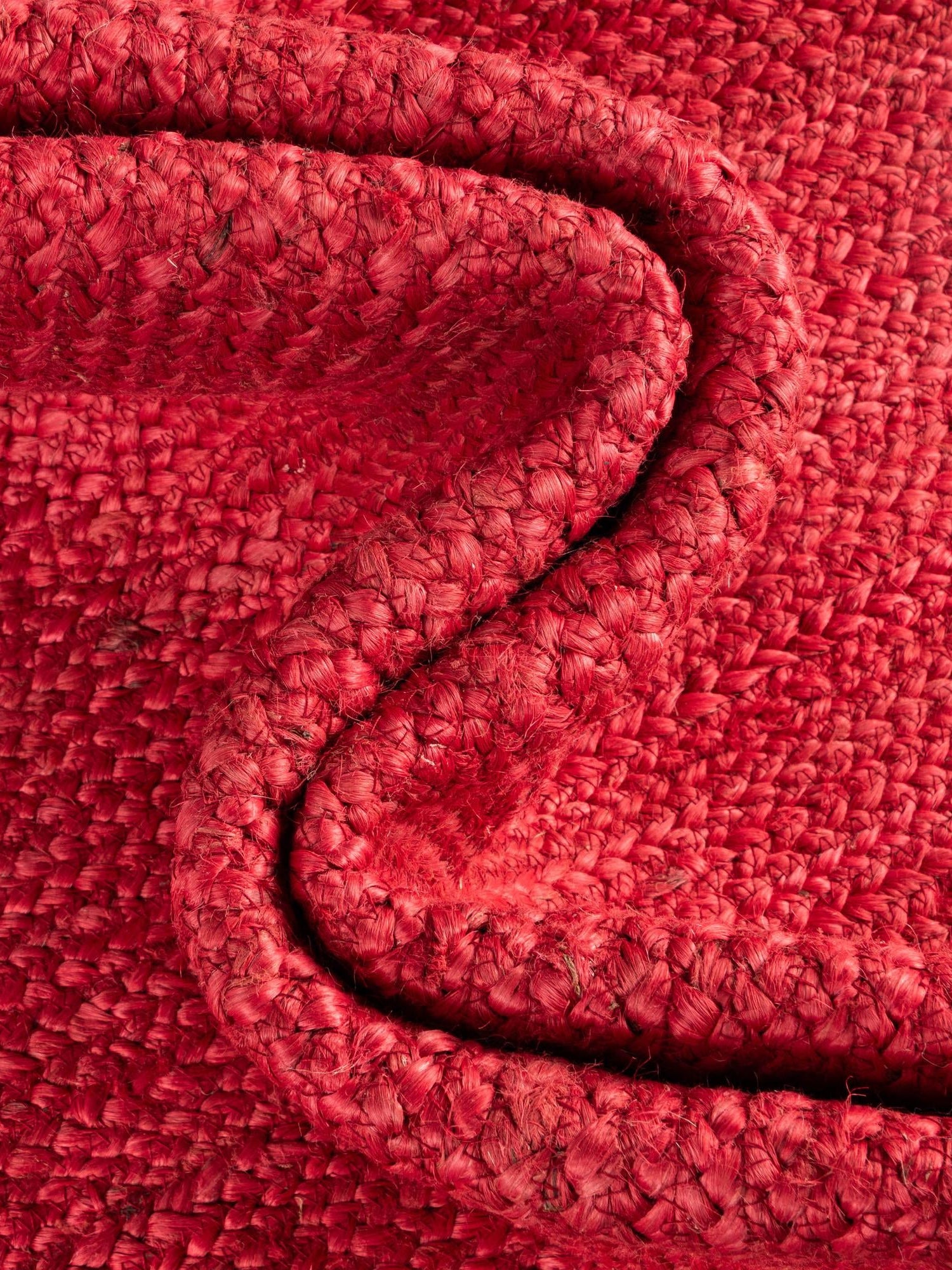Red 2' 7 x 12' Braided Jute Runner Area Rug 100% Jute Hand Braided Natural Eco-Friendly Boho Style Carpet for Living Rooms Dining Office Space Dorms for Sale at Rug Engine