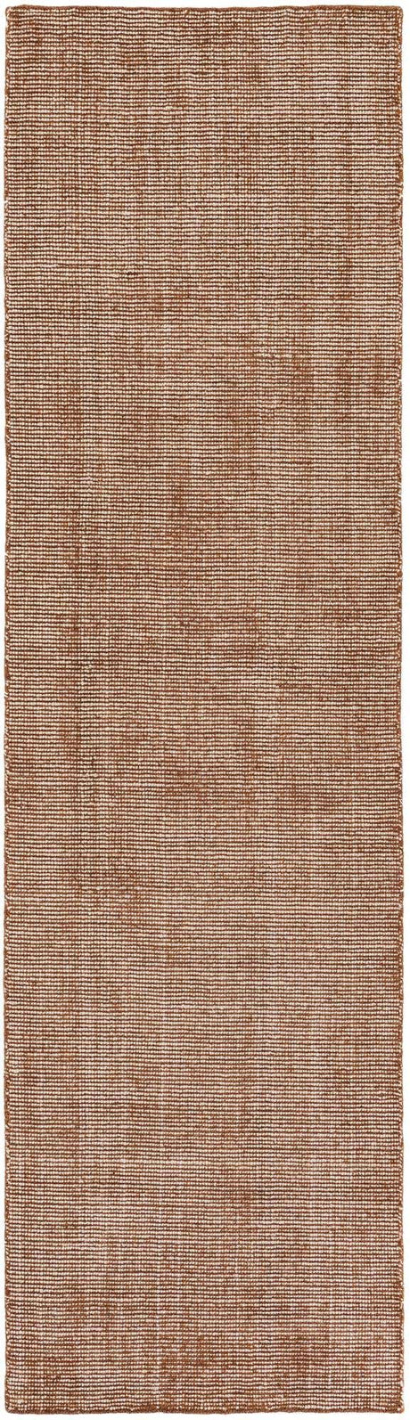 Cocoa Bean Brown 2' 7 x 10' Jill Zarin English Manor Runner Area Rug 100% Premium Natural Wool Handwoven Carpet for Living Rooms, Office Space, Bedrooms, Dorms for Sale at Rug Engine