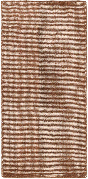 Cocoa Bean Brown 2' x 4' 1 Jill Zarin English Manor Runner Area Rug 100% Premium Natural Wool Handwoven Carpet for Living Rooms, Office Space, Bedrooms, Dorms for Sale at Rug Engine