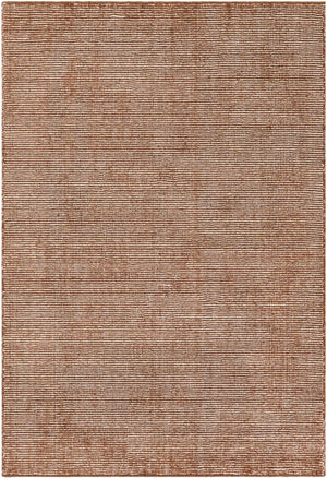 Cocoa Bean Brown 4' 1 x 6' 1 Jill Zarin English Manor Rectangle Area Rug 100% Premium Natural Wool Handwoven Carpet for Living Rooms, Office Space, Bedrooms, Dorms for Sale at Rug Engine