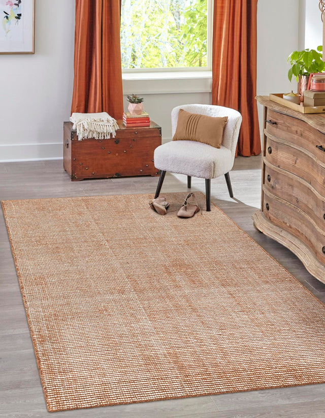 Cocoa Bean Brown 9' x 12' Jill Zarin English Manor Rectangle Area Rug 100% Premium Natural Wool Handwoven Carpet for Living Rooms, Office Space, Bedrooms, Dorms for Sale at Rug Engine