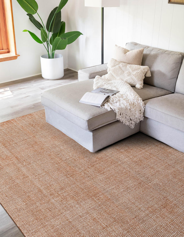 Cocoa Bean Brown 9' x 12' Jill Zarin English Manor Rectangle Area Rug 100% Premium Natural Wool Handwoven Carpet for Living Rooms, Office Space, Bedrooms, Dorms for Sale at Rug Engine