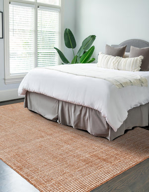 Cocoa Bean Brown 9' x 12' Jill Zarin English Manor Rectangle Area Rug 100% Premium Natural Wool Handwoven Carpet for Living Rooms, Office Space, Bedrooms, Dorms for Sale at Rug Engine