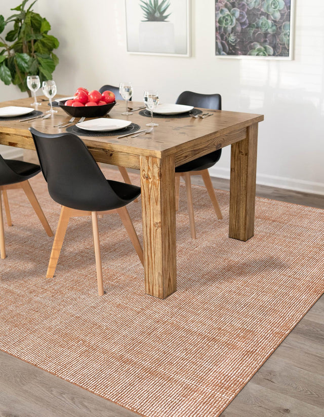 Cocoa Bean Brown 9' x 12' Jill Zarin English Manor Rectangle Area Rug 100% Premium Natural Wool Handwoven Carpet for Living Rooms, Office Space, Bedrooms, Dorms for Sale at Rug Engine