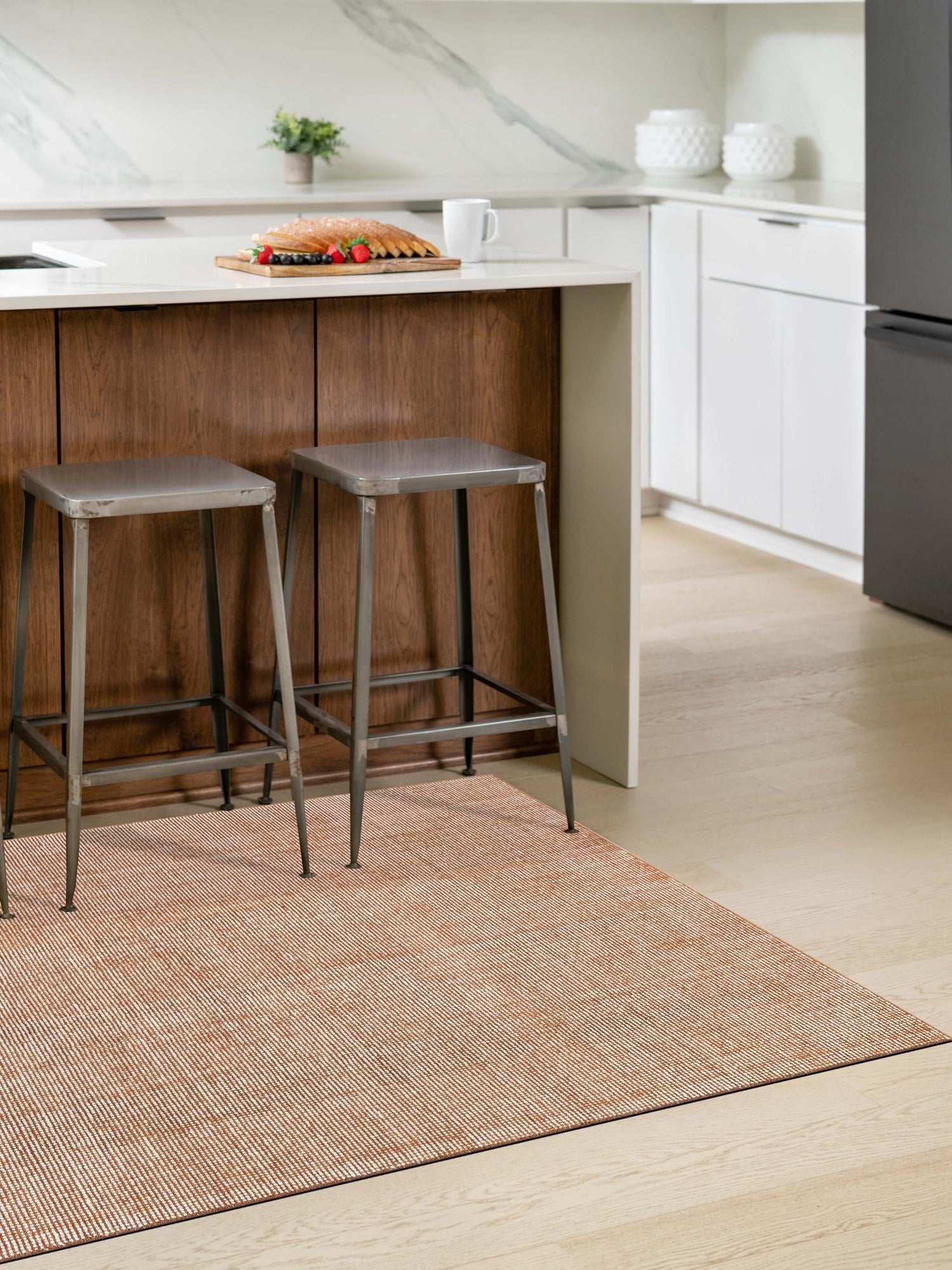Cocoa Bean Brown 4' 1 x 6' 1 Jill Zarin English Manor Rectangle Area Rug 100% Premium Natural Wool Handwoven Carpet for Living Rooms, Office Space, Bedrooms, Dorms for Sale at Rug Engine