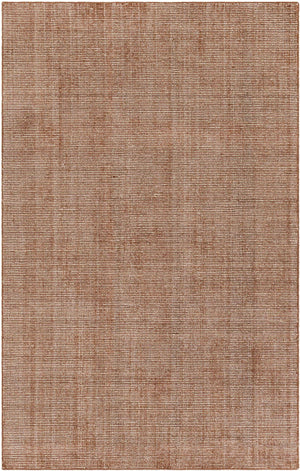 Cocoa Bean Brown 5' 1 x 8' Jill Zarin English Manor Rectangle Area Rug 100% Premium Natural Wool Handwoven Carpet for Living Rooms, Office Space, Bedrooms, Dorms for Sale at Rug Engine