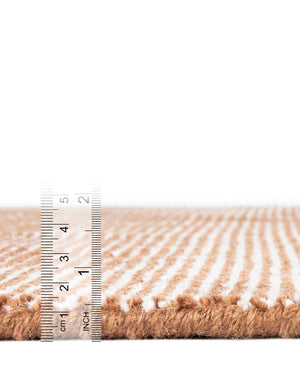 Cocoa Bean Brown 6' 1 x 6' 1 Jill Zarin English Manor Round Area Rug 100% Premium Natural Wool Handwoven Carpet for Living Rooms, Office Space, Bedrooms, Dorms for Sale at Rug Engine