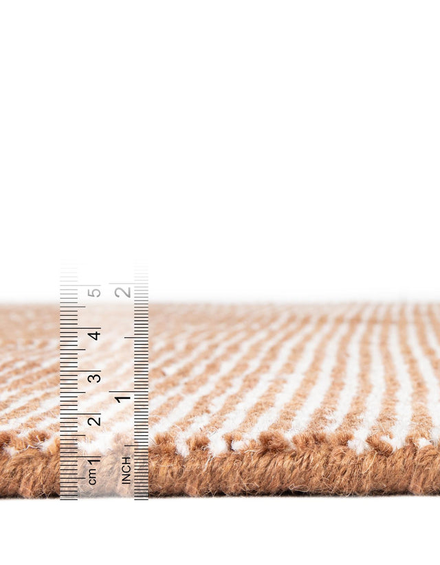Cocoa Bean Brown 3' 1 x 3' 1 Jill Zarin English Manor Round Area Rug 100% Premium Natural Wool Handwoven Carpet for Living Rooms, Office Space, Bedrooms, Dorms for Sale at Rug Engine