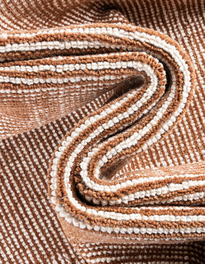 Cocoa Bean Brown 3' 1 x 3' 1 Jill Zarin English Manor Round Area Rug 100% Premium Natural Wool Handwoven Carpet for Living Rooms, Office Space, Bedrooms, Dorms for Sale at Rug Engine