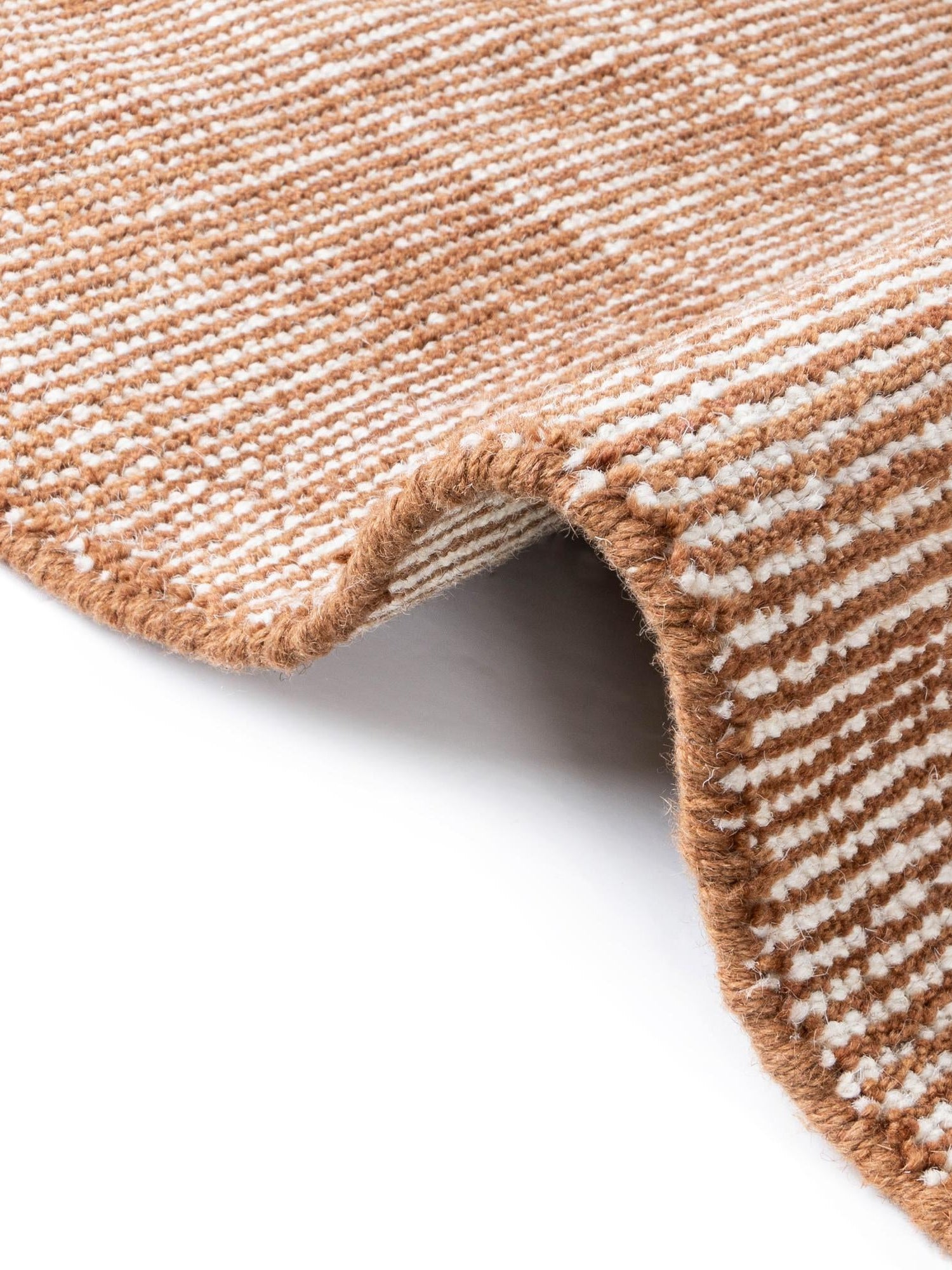 Cocoa Bean Brown 7' 10 x 7' 10 Jill Zarin English Manor Round Area Rug 100% Premium Natural Wool Handwoven Carpet for Living Rooms, Office Space, Bedrooms, Dorms for Sale at Rug Engine