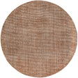 Cocoa Bean Brown 6' 1 x 6' 1 Jill Zarin English Manor Round Area Rug 100% Premium Natural Wool Handwoven Carpet for Living Rooms, Office Space, Bedrooms, Dorms for Sale at Rug Engine