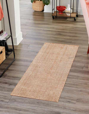 Cocoa Bean Brown 2' x 8' Jill Zarin English Manor Runner Area Rug 100% Premium Natural Wool Handwoven Carpet for Living Rooms, Office Space, Bedrooms, Dorms for Sale at Rug Engine