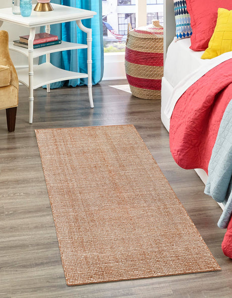 Cocoa Bean Brown 2' x 5' 1 Jill Zarin English Manor Runner Area Rug 100% Premium Natural Wool Handwoven Carpet for Living Rooms, Office Space, Bedrooms, Dorms for Sale at Rug Engine