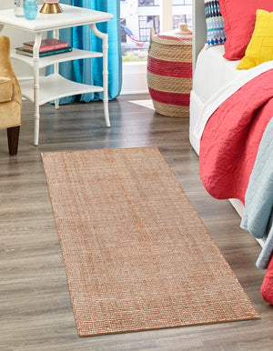 Cocoa Bean Brown 2' x 6' 1 Jill Zarin English Manor Runner Area Rug 100% Premium Natural Wool Handwoven Carpet for Living Rooms, Office Space, Bedrooms, Dorms for Sale at Rug Engine