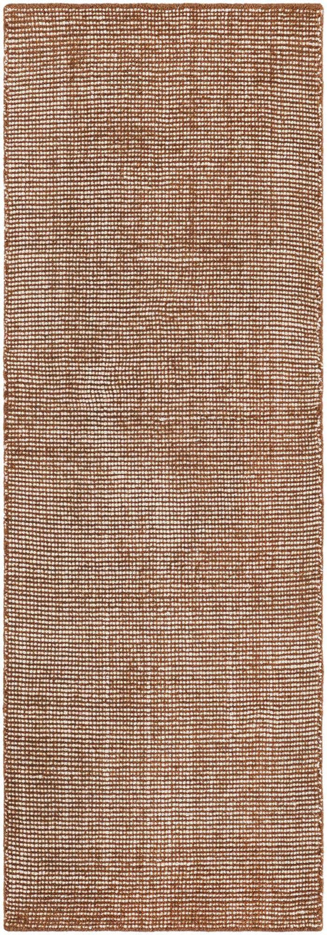 Cocoa Bean Brown 2' x 6' 1 Jill Zarin English Manor Runner Area Rug 100% Premium Natural Wool Handwoven Carpet for Living Rooms, Office Space, Bedrooms, Dorms for Sale at Rug Engine